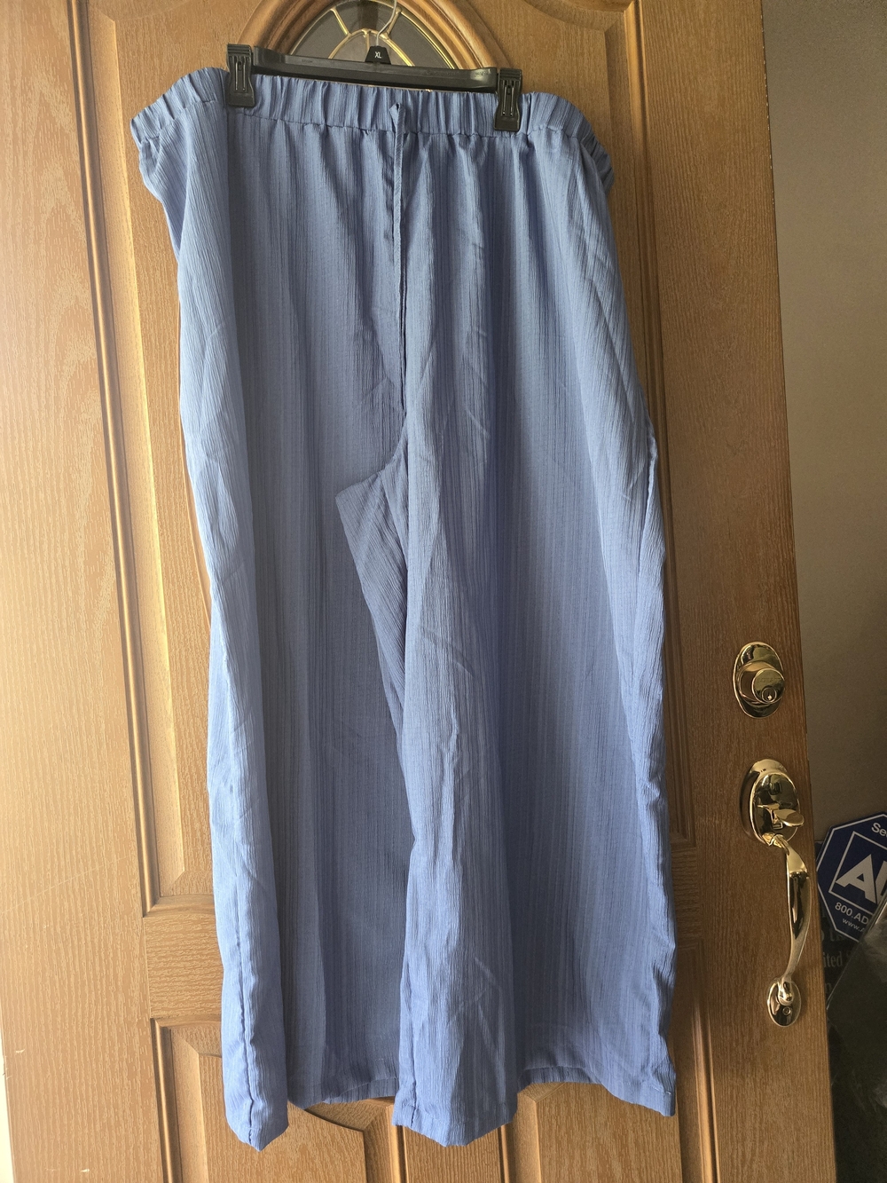 Light Blue Wide Leg Pants